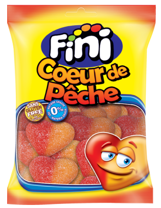 Sachet Coeur Pêche FINI