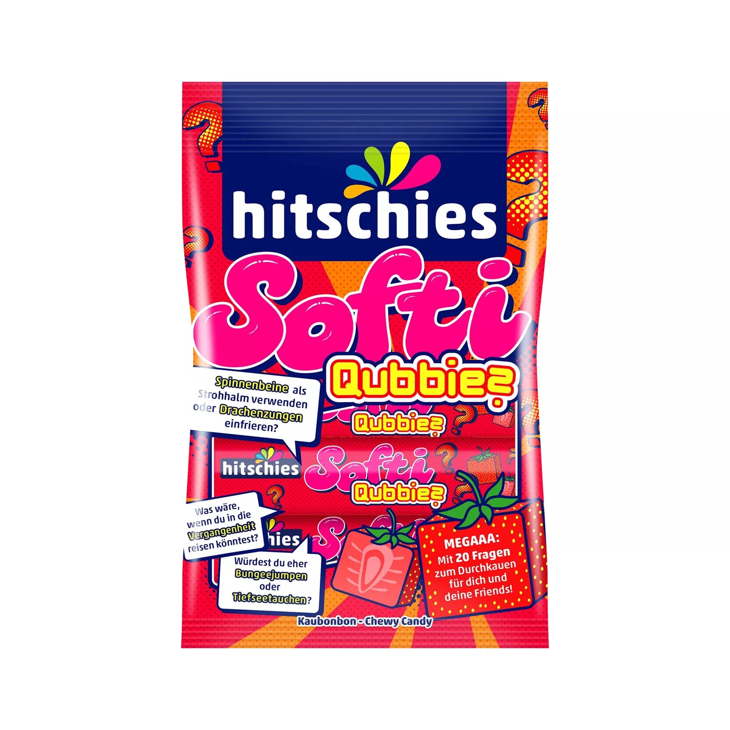 HITSCHIES Sachet qubbiez fraise