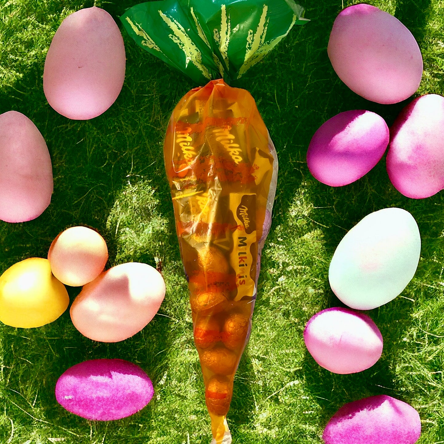 Carotte Milka Pâques