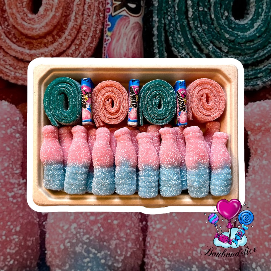 Mini Plateau Bleu/Rose