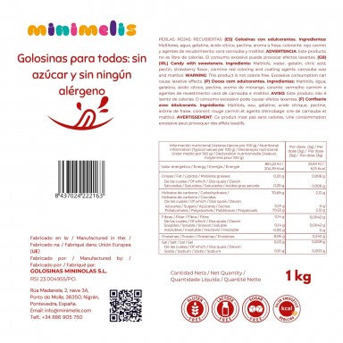 Minimelis Perles Rouges en pâte