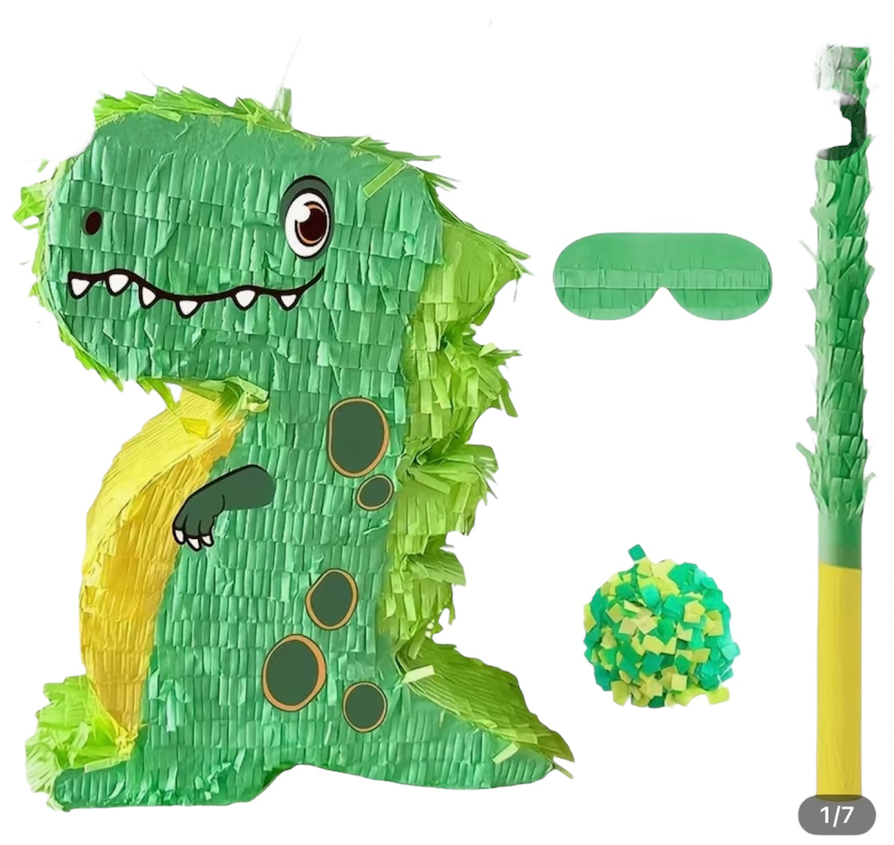 Pinata Dino vert