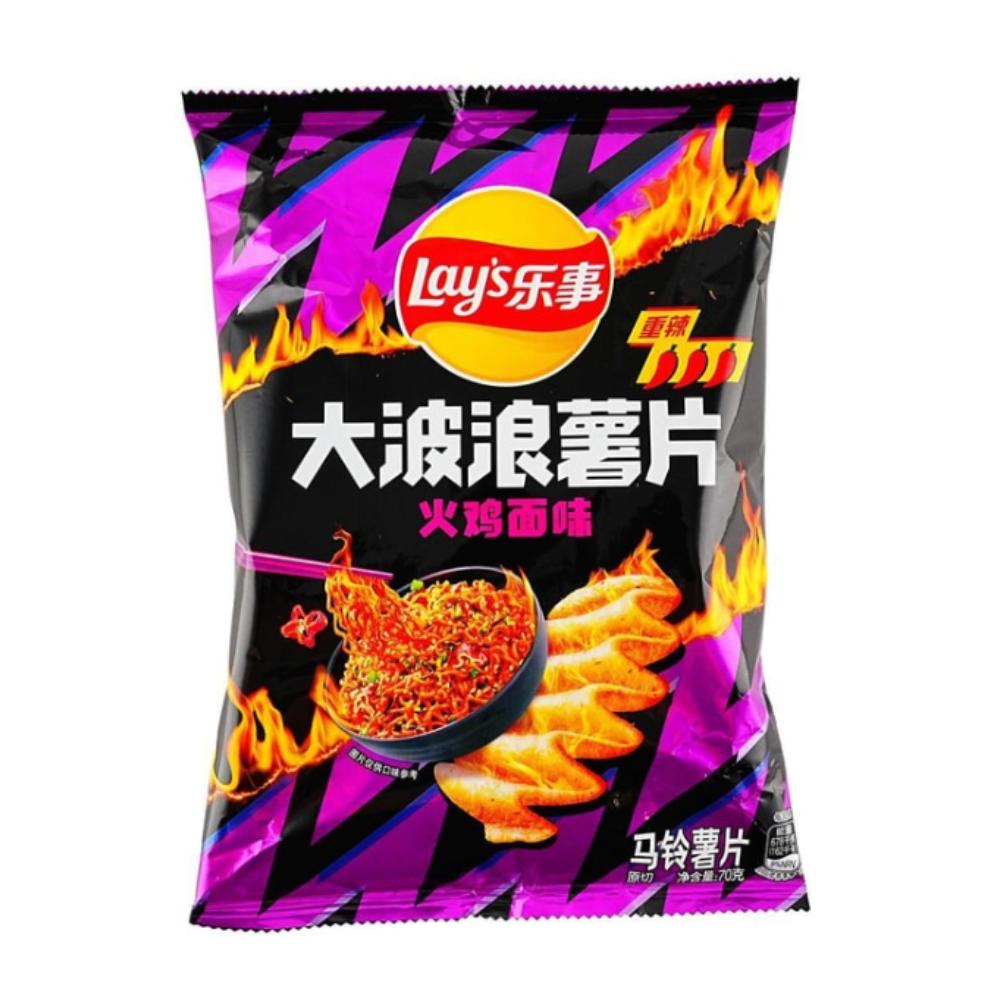 Lay's Big Wave Hot Chicken Noodle Flavor