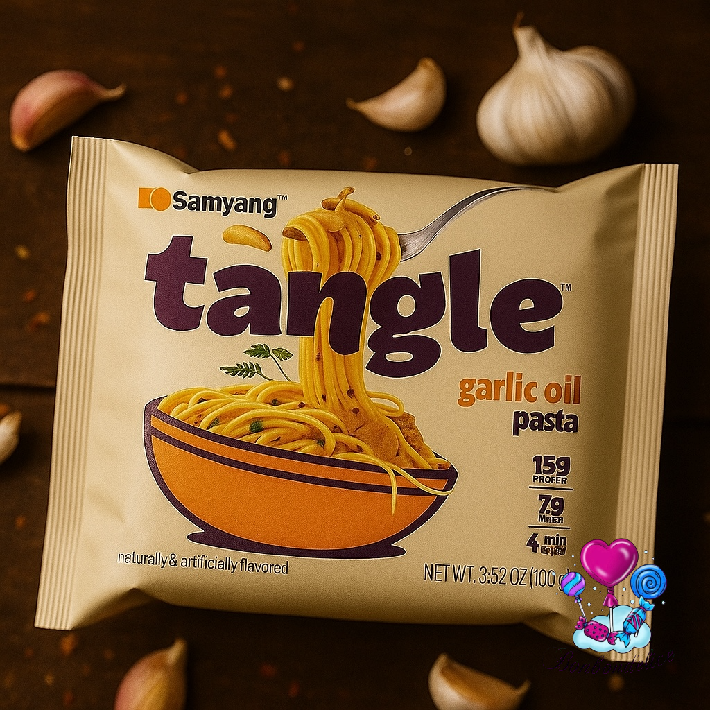 Pâtes Samyang Tangle à l'Huile d'Ail
