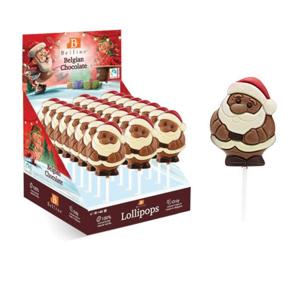 Sucette chocolat pere Noel