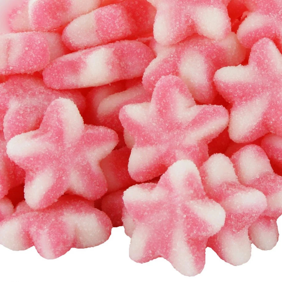 Etoiles Twist candies rose