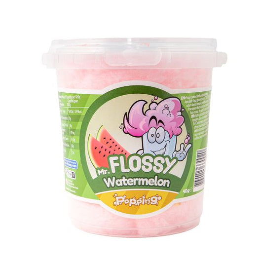 Mr Flossy Barbe à papa Popping Watermelon 40g