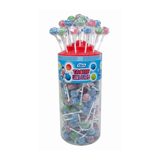 Sucettes acides (colorent la langue) VIDAL