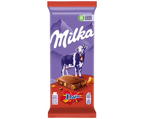 Tablette Daim MILKA