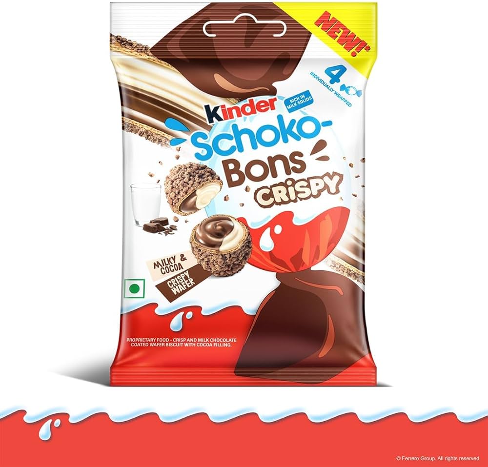 KINDER schoko-bons crispé x4