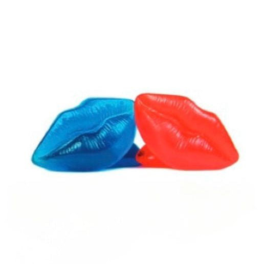 LÈVRES BLEUES ET ROUGES