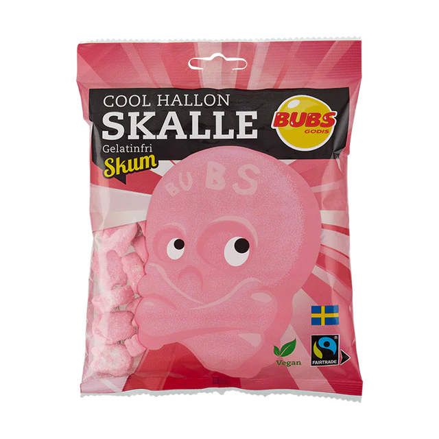 Bubs Crânes Framboise 90GR