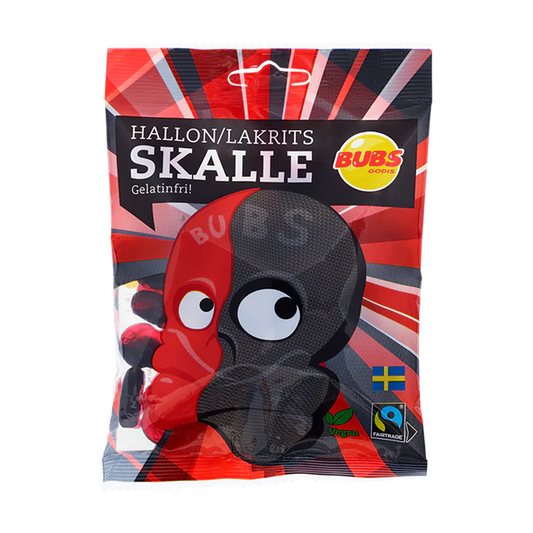 Bubs Crânes Framboise & Réglisse 90GR