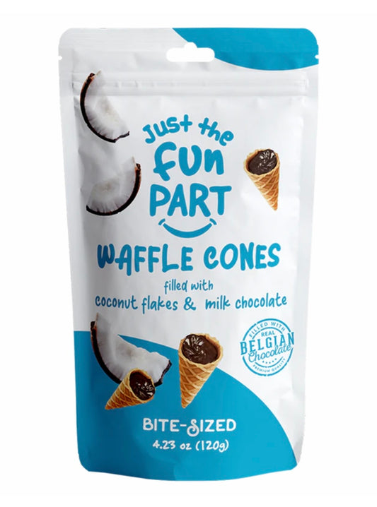 JUST THE FUN PART COCONUT FLAKES & MILK CHOCOLATE