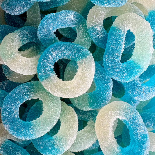 ANNEAUX FRAMBOISE BICOLOR