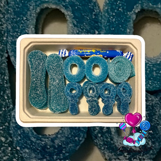 Mini plateau bleu