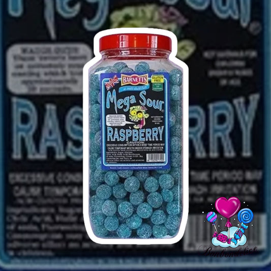 BARNETTS MEGA SOUR RASPBERRY (x5)