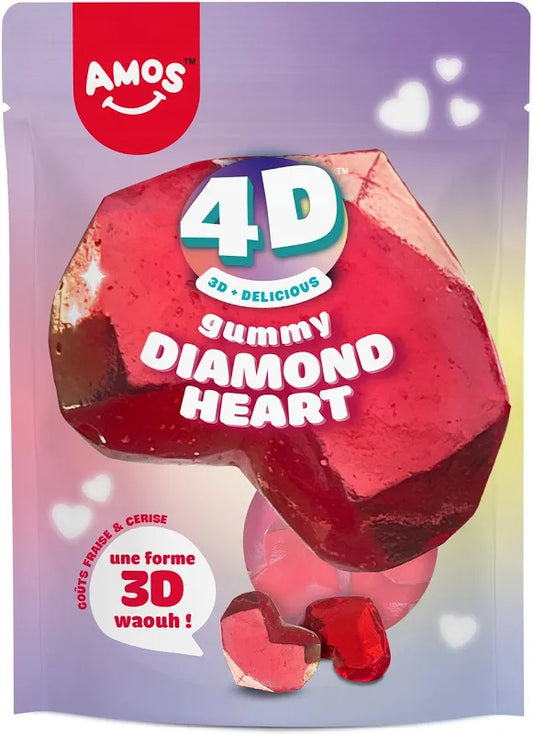 Sachet Amos 4D cœur