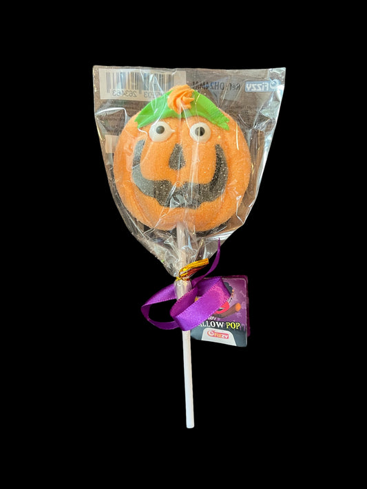 Sucette chamalow citrouille