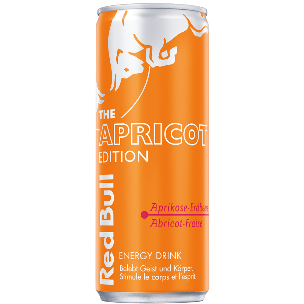 Red bull abricot/ fraise