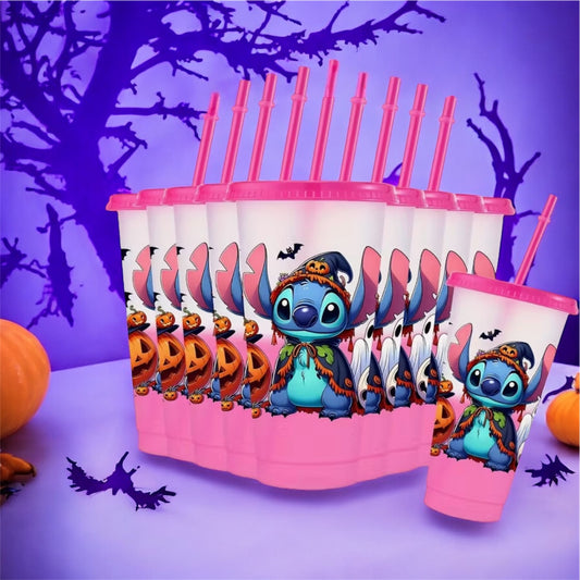 GOBELET ROSE HALLOWEEN