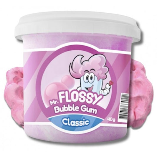 MR FLOSSY BARBE À PAPA BUBBLE GUM