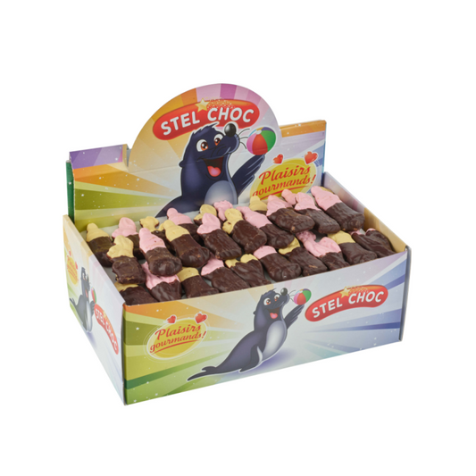 Guimauves de Noël au chocolat lait x5