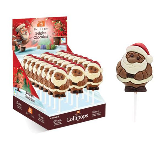 Sucette chocolat pere Noel