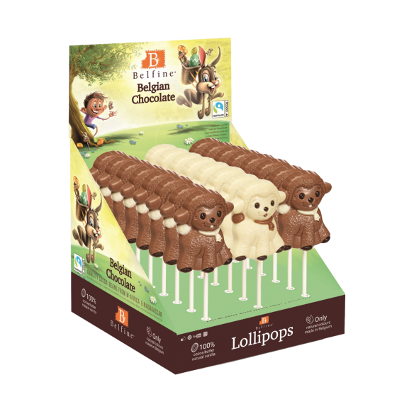 Sucette chocolat mouton x1