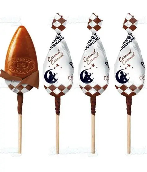 SUCETTE CARAMEL PIERROT GOURMAND