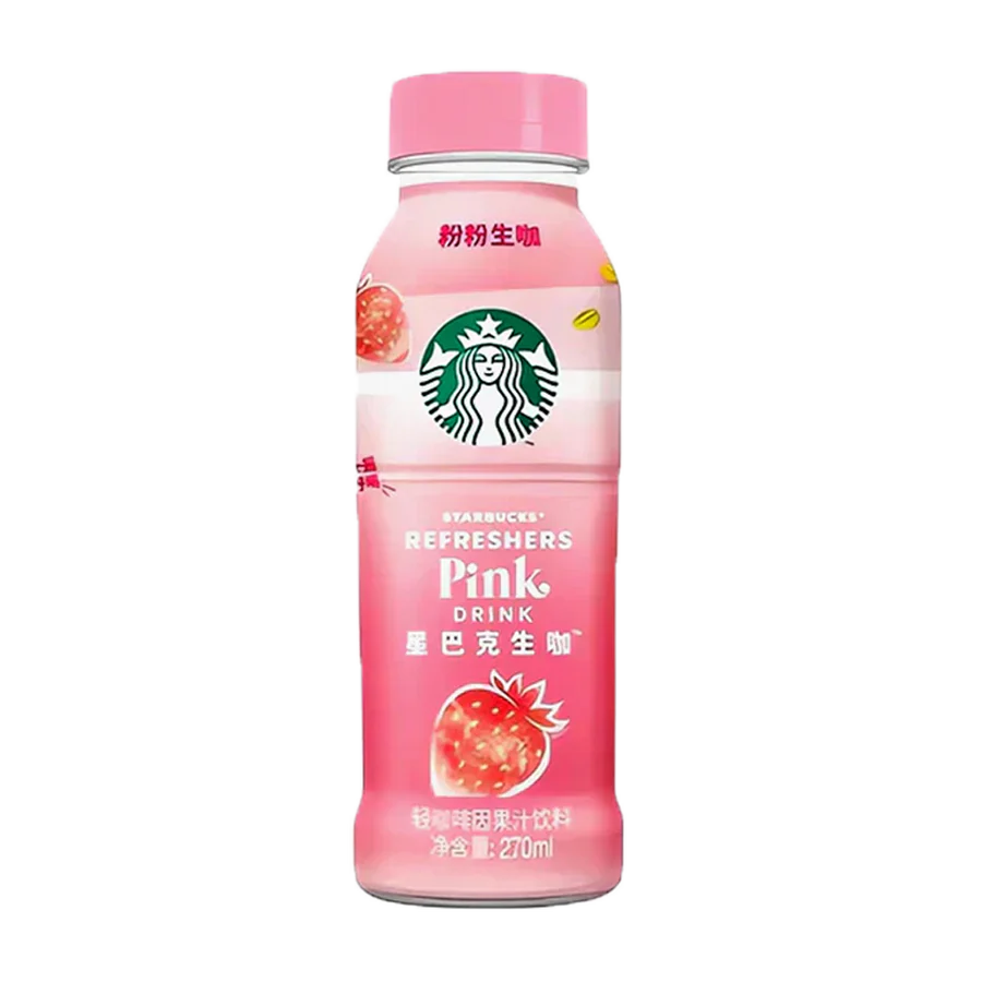 STARBUCKS Refresher Pink Drink Strawberry