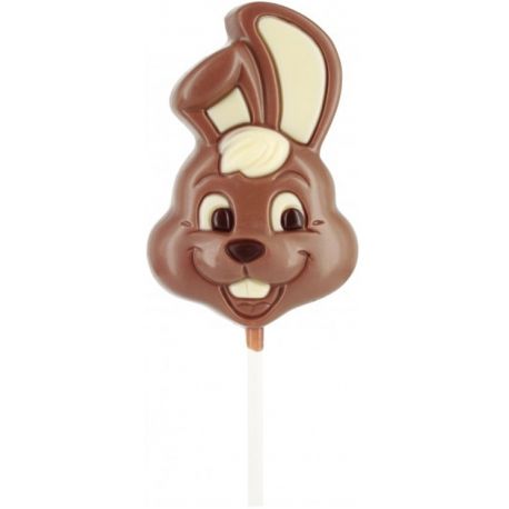 SUCETTE CHOCOLAT BELGE TETE DE LAPIN