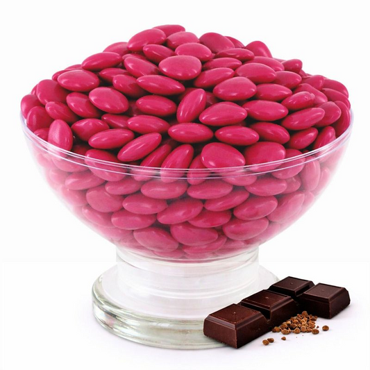 DRAGEES COEUR ROSE/ROUGE CHOCOLAT