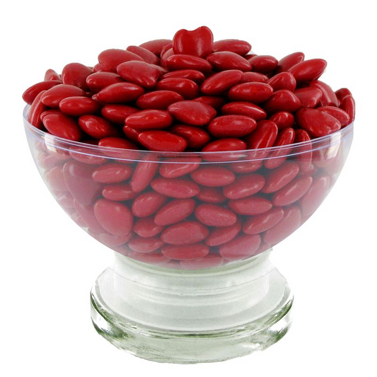 DRAGEES COEUR ROUGE CHOCOLAT
